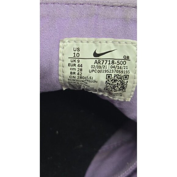 Nike SB Zoom Stefan Janoski Canvas Lilac Men's sneaker Shoes size 10 - Picture 7 of 8